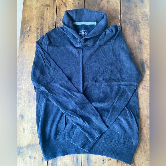 American Eagle Outfitters Other - American Eagle Outfitters Men's Dark Blue Turtleneck Sweater